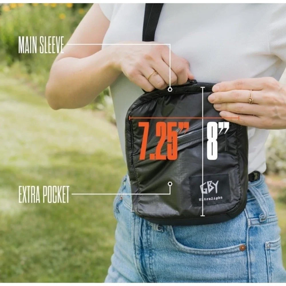 Ultralight Chest Bag CrossBody Sling Bag that fits 9mm Handgun Soft‎ Tactical